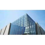 Modern Metal Curtain Wall Rectangular Shape Weatherproof Powder Coating Curtain Wall