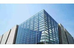China Modern Metal Curtain Wall Rectangular Shape Weatherproof Powder Coating Curtain Wall supplier