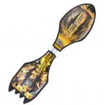 Factory Autobots caster board skateboards with rocket board shapes yellow color for sale
