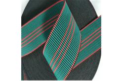 China 5cm Weaving Technics Malaysian Rubber Polypropylene Webbing / Elastic Sofa Webbing Straps supplier