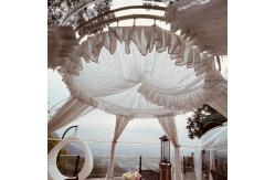 China ROSH See Through 10x10 Bubble Tent Aluminium Frame PC Transparent Camping Tent supplier