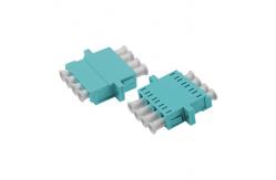 China LC OM3 QUAD Asymmetric Welding Adapter With Flange supplier