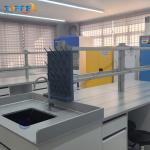 Customized Number Of Lockers And Shelves Lab Tables Work Benches