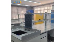 China Customized Number Of Lockers And Shelves Lab Tables Work Benches supplier