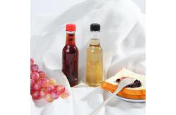 China Cylinder Hot Sauce Bottles 5oz with Caps and Dripper Inserts Woozy Glass Bottle supplier