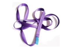 China 1 Tonne   Polyester Webbing  Slingflat polyester woven webbing sling supplier