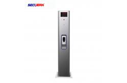 China Hand Sanitizer Dispenser Floorstand Walk Through Temperature Scanner supplier
