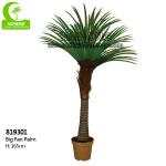 High Imitation 165cm Big Fan Artificial Tropical Tree Luxury for sale