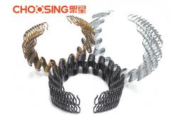 China 18 Inch Upholstery Tension Springs 9 Ga Customized Length 82B High Strength Material supplier