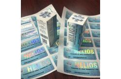 China Laser PET Hologram Medicine Bottle vial 10ml Vial Labels supplier