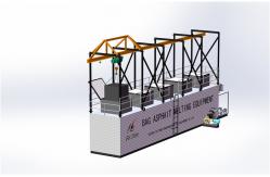 China Road Construction Bitumen Melter , Bitumen Heating Equipment For Bag / Box Packing supplier