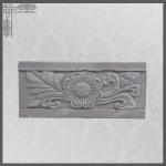 Antique Roof Decorative Ridge Tile Grey Clay Material For Traditional Chinese Building for sale