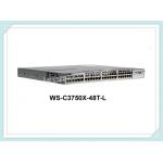 Cisco Ethernet Cable Switch WS-C3750X-48T-L Data Network Switch For Small Business for sale
