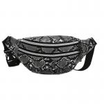 Serpentine Waist Bag Women Fashion Fanny Pack PU Hip Bum Bag Ladies Belt Pouch Pocket Purse for Phone Card for sale