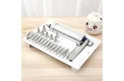 China 20Pcs Multi Function Cookie Press Icing Set Aluminium Alloy Kitchen Baking Tools supplier