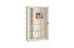 China Office Glass Door Fitting File Storage Locker Powder Coated supplier