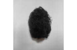 China Moisture-Wicking Recycled Polyester Staple Fiber 1.4D 38mm Black With Better Crimp supplier
