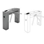 304 Stainless Steel Digital Tripod Turnstile Pedestrian Access Control System With Barcode Reader for sale