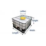 HDPE IBC Tote Mixing Vessel Mixer Tank For Waste Water Storage 1000 Litre for sale