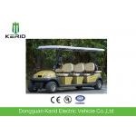 48V / 4KW DC Motor Electric 8 Seater Golf Buggy Battery Operated Curtis Controller for sale