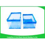 Virgin PP Collapsible Plastic Storage Boxes With Lids  , Foldable Plastic Container Waterproof