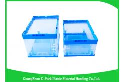 China Virgin PP Collapsible Plastic Storage Boxes With Lids  , Foldable Plastic Container Waterproof supplier