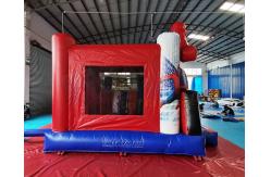 China Customized Size Spider Man Inflatable Water Slide With Pool supplier