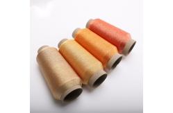 China 4.5g/d Spun Polyester Dyed Yarn Ultimate Solution For Textile Manufacturing supplier
