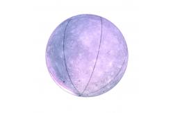 China Round Advertising Helium Balloon LED Inflatable Giant Moon Balloon supplier