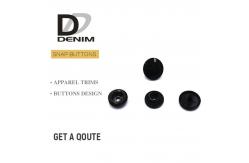 China 20L Black Plastic Snap Buttons 4 Parts Combination Cap & Socket supplier