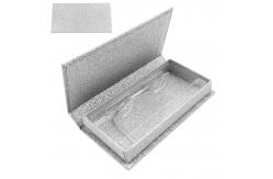 China Glossy Finish Custom Magnet Flip Rigid Packaging Boxes Eyelash Cosmetics Box With Ribbon supplier