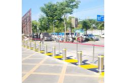 China Reflector Band 3M Automatic Rising Bollards 86 Kg IP67 Manual Rising supplier