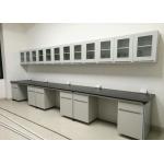 Steel / Wood Frame School Lab Furniture Workbench Equipment With Silent Sliding Rail