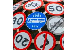 China Printing STOP Sign Sticker With High Reflection Reflective Tape supplier