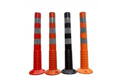 China Roadway Safety High Visible Reflective Red PE Traffic Cones For Traffic Control supplier