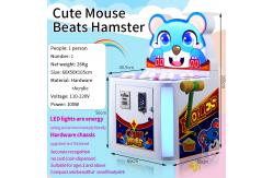 China Children's Mini Arcade Game Console Plastic Material Groundhog Game Machine supplier