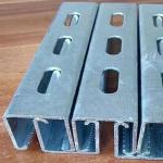 Corrosion Resistant Stainless Steel Strut Channel C Section For Commercial Applications for sale