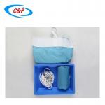 CE ISO13485 Certified Disposable Tool Kit Waterproof Blue Surgical Procedure Packs for sale