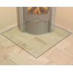 Clear Glass Fireplace Enclosures , Glass Screen For Fireplace for sale