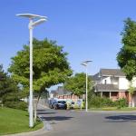 Highway Solar Street Light All In Two Aluminum Material