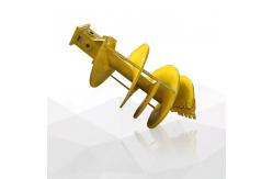 China Efficient Rock Soil Clay Sand Bucket Auger Straight Conical Auger With Flat Teeth supplier