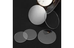 China 32mm Scratch Resistant Sapphire Crystal Round Rectangular Step Shape supplier
