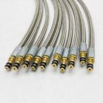 Stainless Steel Wire Braided Rubber Gas Hose For Outdoor Camping Stove for sale
