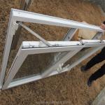 European Style Tilt and Turn UPVC Window Outward Swing