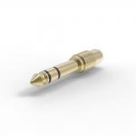Metal Headphone 6.35 Mm Jack Plug Waterproof Through Hole Mounting for sale