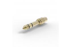 China Metal Headphone 6.35 Mm Jack Plug Waterproof Through Hole Mounting supplier