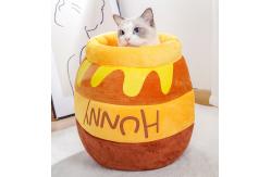 China Inverted Cat Nest Honey Pot Bed Cute And Comfortable Pet Cat House supplier