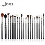 19pcs Synthetic Hair Jessup Makeup Brush Set With Wooden Handle for sale
