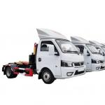 DONGFENG 4x2 Truck Mounted Garbage Compactor Wth 3 Tons Garbage Boxes for sale