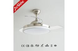 China Retractable Ceiling Fan for Child Room Invisible Design Remote Control Safety Features supplier